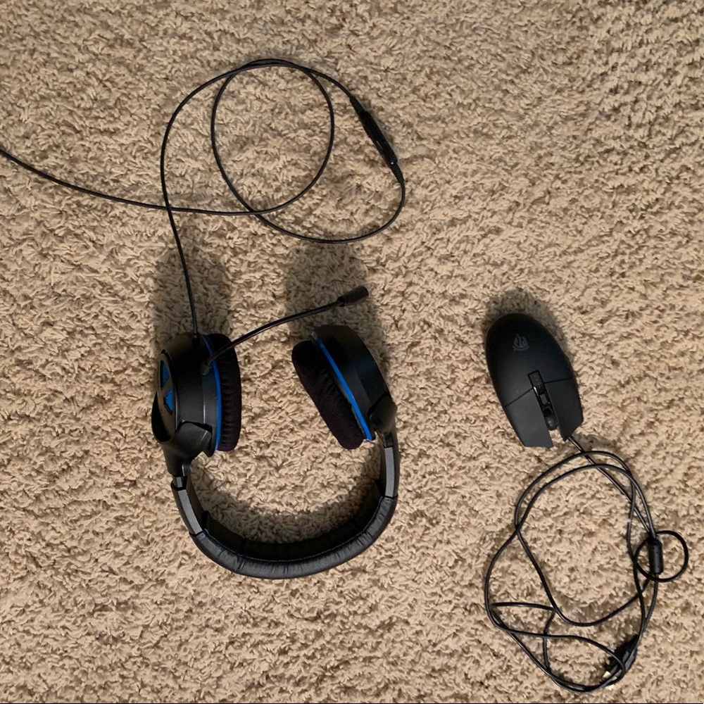 Turtle Beach Headset and Gaming Mouse